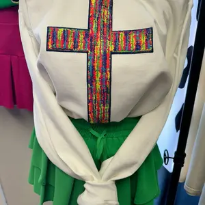 Easter Faith Cross Sweater