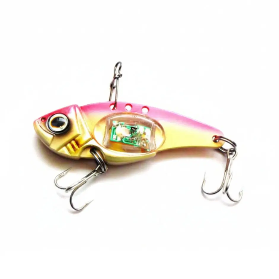 LED Fish-Shaped Underwater Fishing Lure Light
