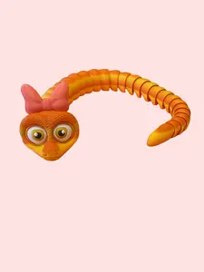 3D Printed Articulating Snake With Bow