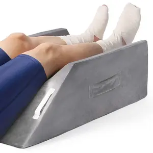 Post-Surgery Leg, Knee, Ankle Elevation Wedge Pillow, Leg Elevating Pillow for Injure, Sleeping, Foot Rest, Swelling