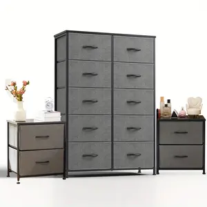 SMUG 10 Drawers/2 Drawers, Lockers, Filing Cabinets, Storage Cabinets, Large Storage Space,Suitable For Office And Home Storage