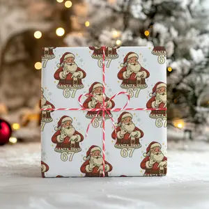 Santa Says 67 Funny Christmas Wrapping Paper