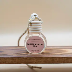White Peach Tea Car Diffuser