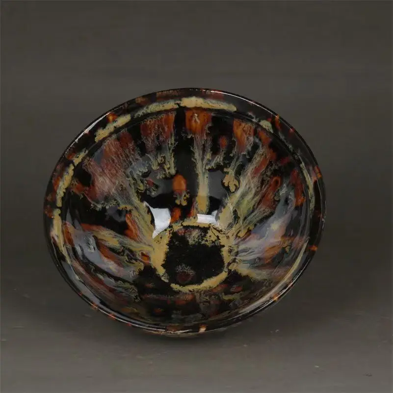 Bemy water color colorful Jianzhan tea cup -random color