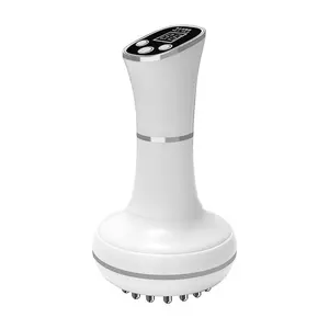 [REJIE] Professional hand-held muscle and lymph support massager-rechargeable device, with heating and vibration functions, Suitable for Whole Body Care, Suitable for Neck, Back, Arms, Waist, Abdomen and Legs, Holiday Gifts. Summervibes Brush Relaxing