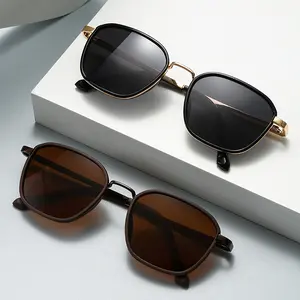 Back To School Lenses Polarized Aviator Sunglasses for Travel Use, Trendy Casual Sunglasses, Gifts for Him, Fashion Fall/summer 2026 Geometric Frame Double Beam Design Sun Protection Glasses Trends, Travel Accessories