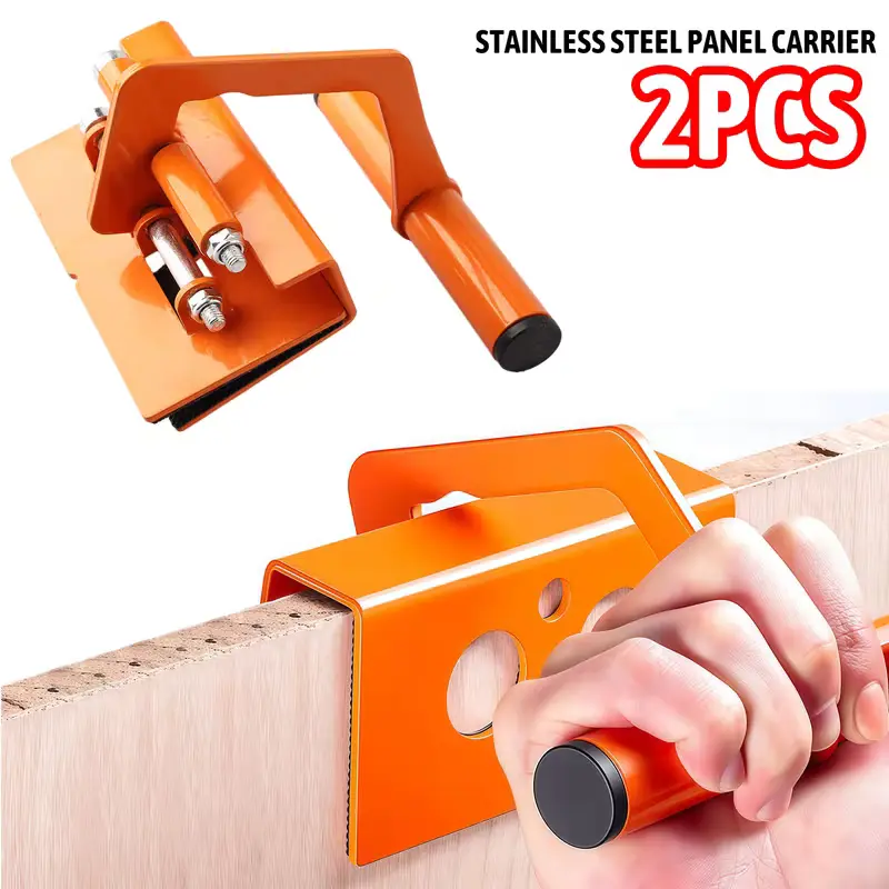 1/2 Multipurpose Panel Clamp, Plywood Clamp, Drywall Clamp, 0. 43-0. 83 Inch Adjustable Clamp, 1mm EVA Cushioning Pad, Supports Up to 110 Lbs, Ergonomic Single Handle, Ideal for Handling Wood, Drywall, And Various Tool Additions