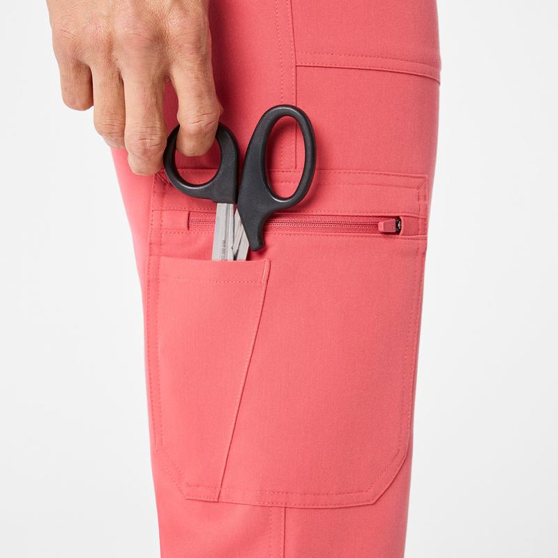 men's Pulmonary Pink Cairo - Short Cargo Scrub Pant