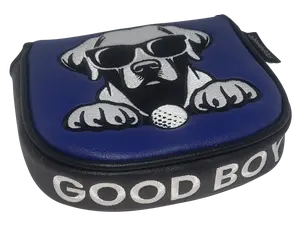 Ai-ONE Square 2 Square Max Center-Shafted Putter Cover by ReadyGOLF - Black Lab - Good Boy
