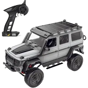 R/C MN-86S |   Upgrade Version 4WD 1/12 2.4G Remote Control Big G500 RC Car Rock Crawler Climbing Off Road Truck with Headlight RTR Vehicle Models for Kids and Adults - Matt Grey