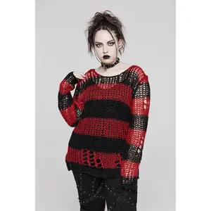 Blood Pact Striped Sweater [RED/BLACK]
