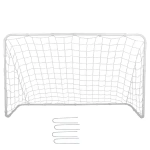 Answer E 6x4ft/ 12x6ft Kids Soccer Goal for Backyard, Steel Portable Football Goal with Net, Soccer Training Equipment