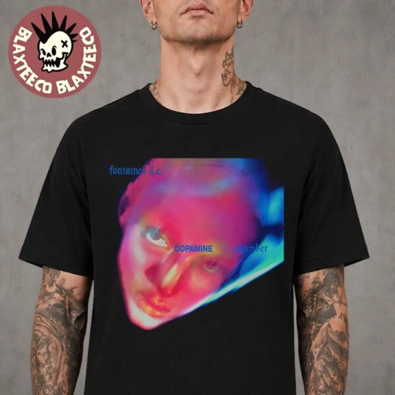 Fontaines D.C. Dopamine Chamber Album Cover Art T-Shirt 1RA