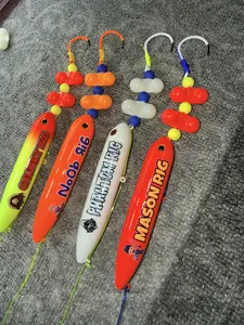 The Littles 4 Pack (11cm): Mason, Chunky, Noob, and Phantom Rigs on 4/0 and 6/0 Hooks and 80 pound mono leader lines