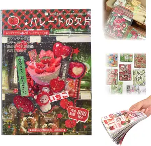 Japanese Manga Style Sticker Book, Romantic Memory Series - 45 Pieces of Ancient Comic Style Material Handbook, for Diary Scrapbooking Notebooks-Japanese Stickers