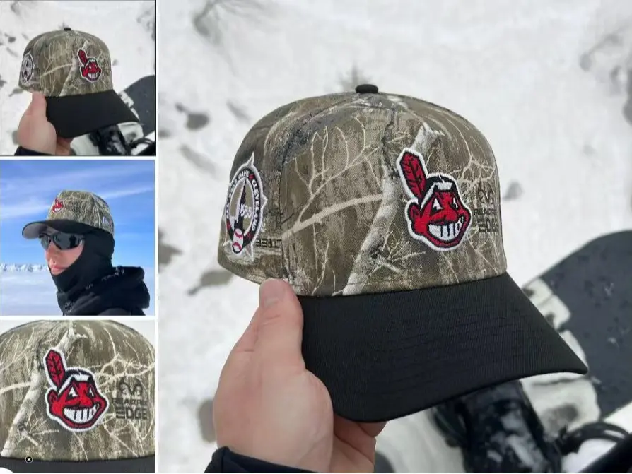 Classic MLB New Era Cleveland Guardians Fitted Baseball Cap – Structured Flat Brim Hat for Everyday Streetwear and Sports Fans