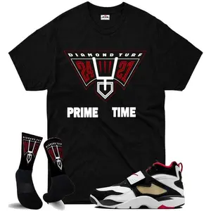 Fitz 4 kickz Shirt to match the Air Diamond Turf 1 DT Deion Sanders Falcons 49ers