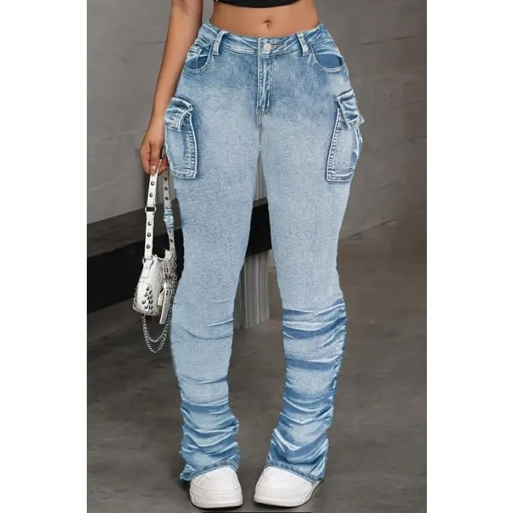 Stir fried Flower Light Blue