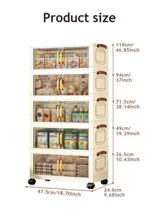Bedroom storage,Plastic Storage Cabinet, Multi-layer Drawer Organizer,Storage cabinet ,Organization cabinet,  organizer storage,  adhd organization products,  Collapsible Storage Cabinet with Wheels, Lidded Stackable Plastic Storage