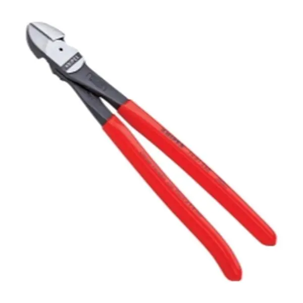 Grip On 74-01-250 SBA High Leverage Diagonal Cutters, 10 in. Carded Set, 1 lbs Chrome Vanadium Steel Pliers, High Cutting Performance for Piano Wire, Aluminium (Up to 35 mm) & Copper (Up to 16 mm) Conductors, Suitable for Continuous Use