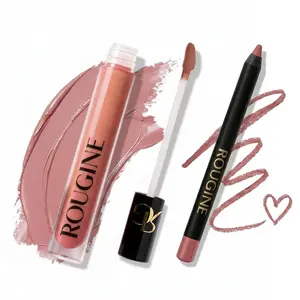 Lip Gloss and Lip Liner Set for Women – Daddy’s Girl Gloss Finish – Smooth Shine Lip Gloss, Soft Glide Lip Liner Pencil – Hydrating Makeup Lip Moisturizer Combo – Vitamin E & Shea Butter Cosmetic