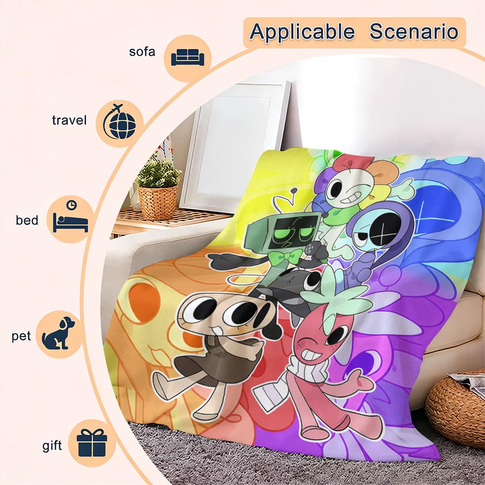 Soft Funny Throw Blanket Dandy's World Blanket Flannel Funny Warm Throw Blankets for Boys Girls Birthday Gift Sofa Bed Home Summer Suitable for all four seasons A gift suitable for fans, friends and children Soft Funny Throw Blanket Dandy's World Blanket Flannel Funny Warm Throw Blankets for Boys Girls Birthday Gift Sofa Bed Home Summer Suitable for all four seasons A gift suitable for fans, friends and children