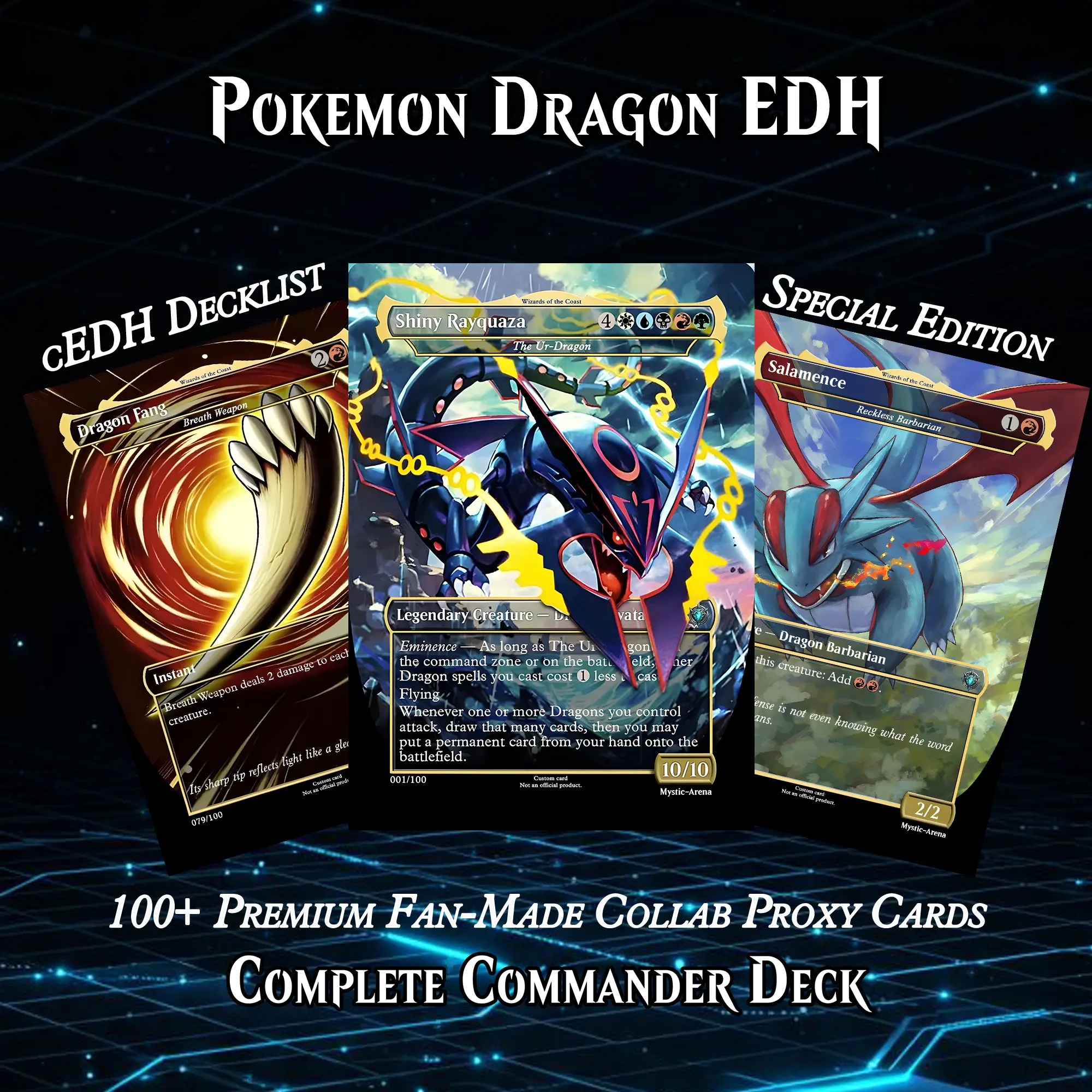 mtg anime proxy cards 20 Basic Lands MTG Commander Deck Showcase: Episode
