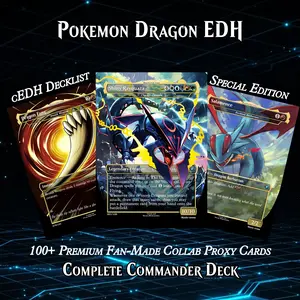 POKÉMON ANIME MTG PROXY COMMANDER DECK v1 – PREMIUM COLLECTOR SET