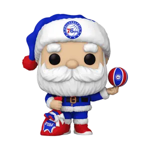 Funko Pop Vinyl Figure: NBA Philadelphia 76ers Santa Claus #187 Fanatics Exclusive 2024 Collectible