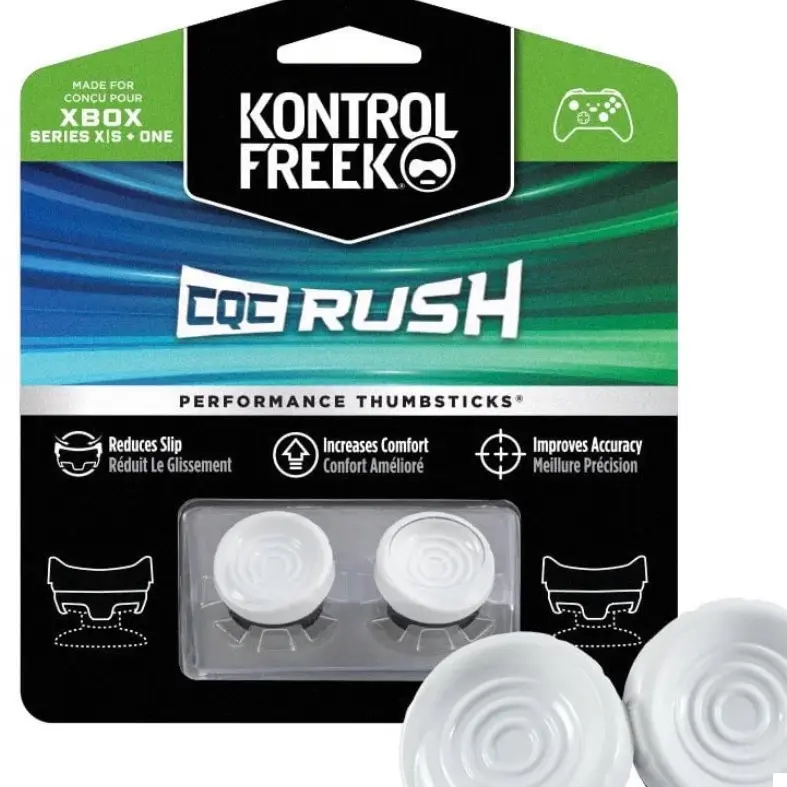 ProGrip Rush FPS Thumbsticks - Anti-Slip Surface Console Accessories with Deep Groove Design, Performance Joystick Caps for Xbox Series X|S & Xbox 1 Controllers