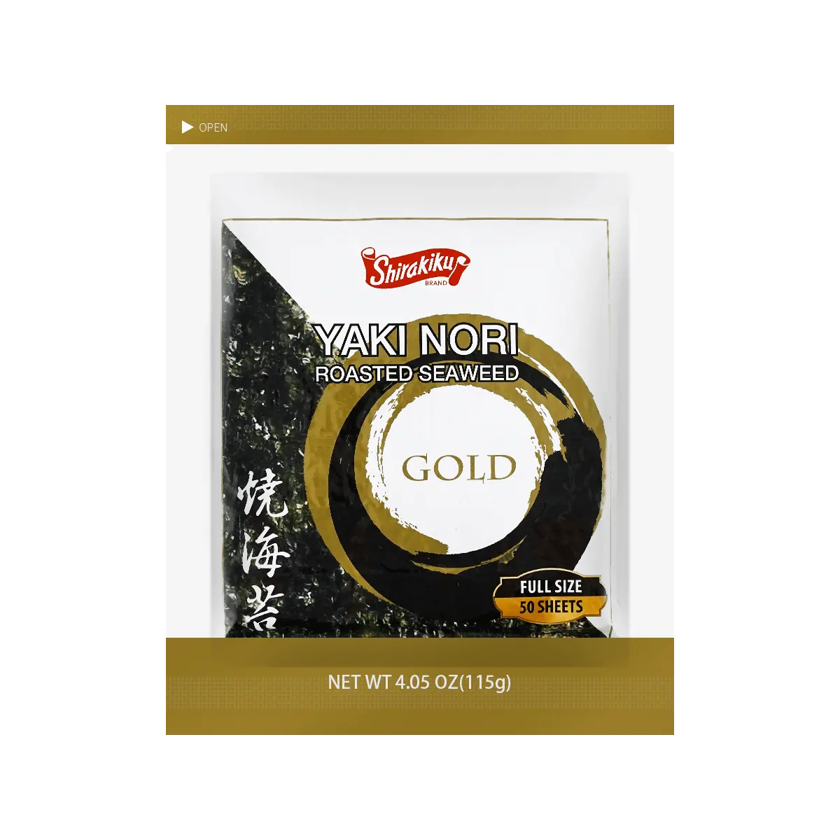 SHIRAKIKU Teriyaki Roasted Seaweed Snacks 115g - Savory Japanese Nori Crisps for Healthy Snacking