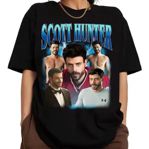 Scott Hunter Heated Rivalry Shirt, Heated Rivalry Hockey Tshirt, Scott Hunter Inspired tee, Sports Drama Gift Unisex Oversized Sweatshirt 100% Cotton, Funny Sports Love