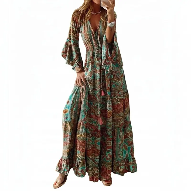 long boho dresses