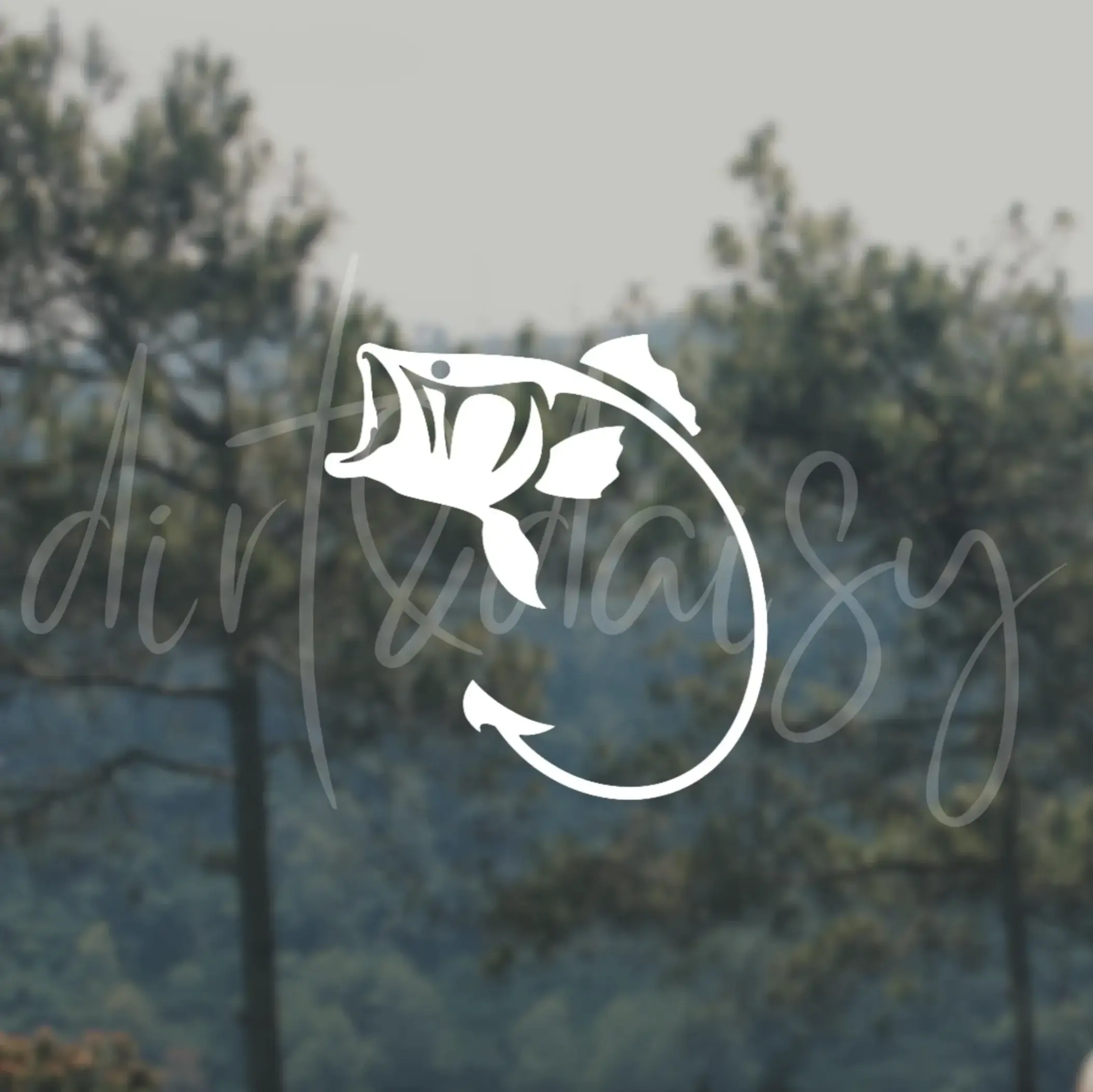 Fishing Decal, Bass Stickers, Gifts For Men, Waterproof/Weatherproof