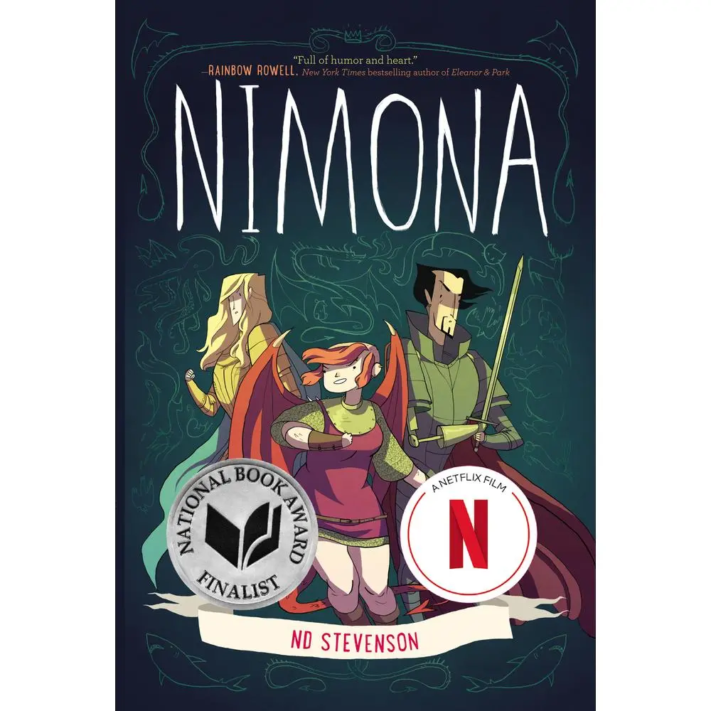 USED Book - Nimona: A Netflix Film, a Graphic Novel by Stevenson, ND (Paperback) - english