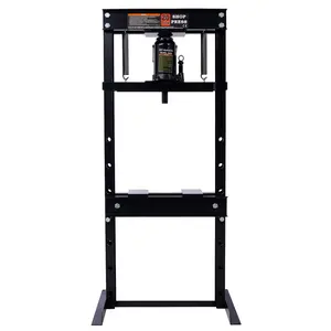 20 Ton Bottle Jack Shop Press, Bend, Straighten, or Press Parts, Install Bearings, U-Joints, Bushings, Ball Joints, and Pulleys