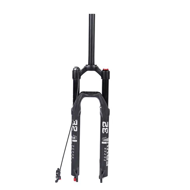 EPXX/FEPER MTB Air Suspension Fork, 26/27.5/29" 100mm Travel, 15x100mm Thru-Axle, Straight Steerer, Remote Lockout, Black