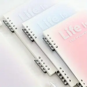 Transparent Journal Notebook, 1 Count Creative Writing Notebook, Journaling Notebook, Note Taking Notebook, Office Stationery & Supplies