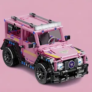1230 Piece Off-Road Assembly Set, Fast Car Model, Creative Building Blocks, Perfect for Decoration, Birthday, Halloween, Christmas Gift, Bedroom Living Room Display