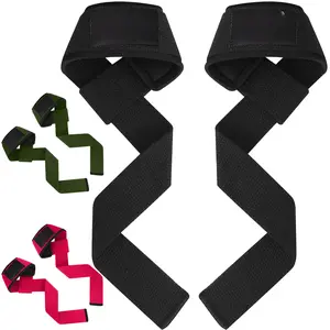 Durable Weightlifting Straps with Neoprene Padding for Enhanced Grip & Support