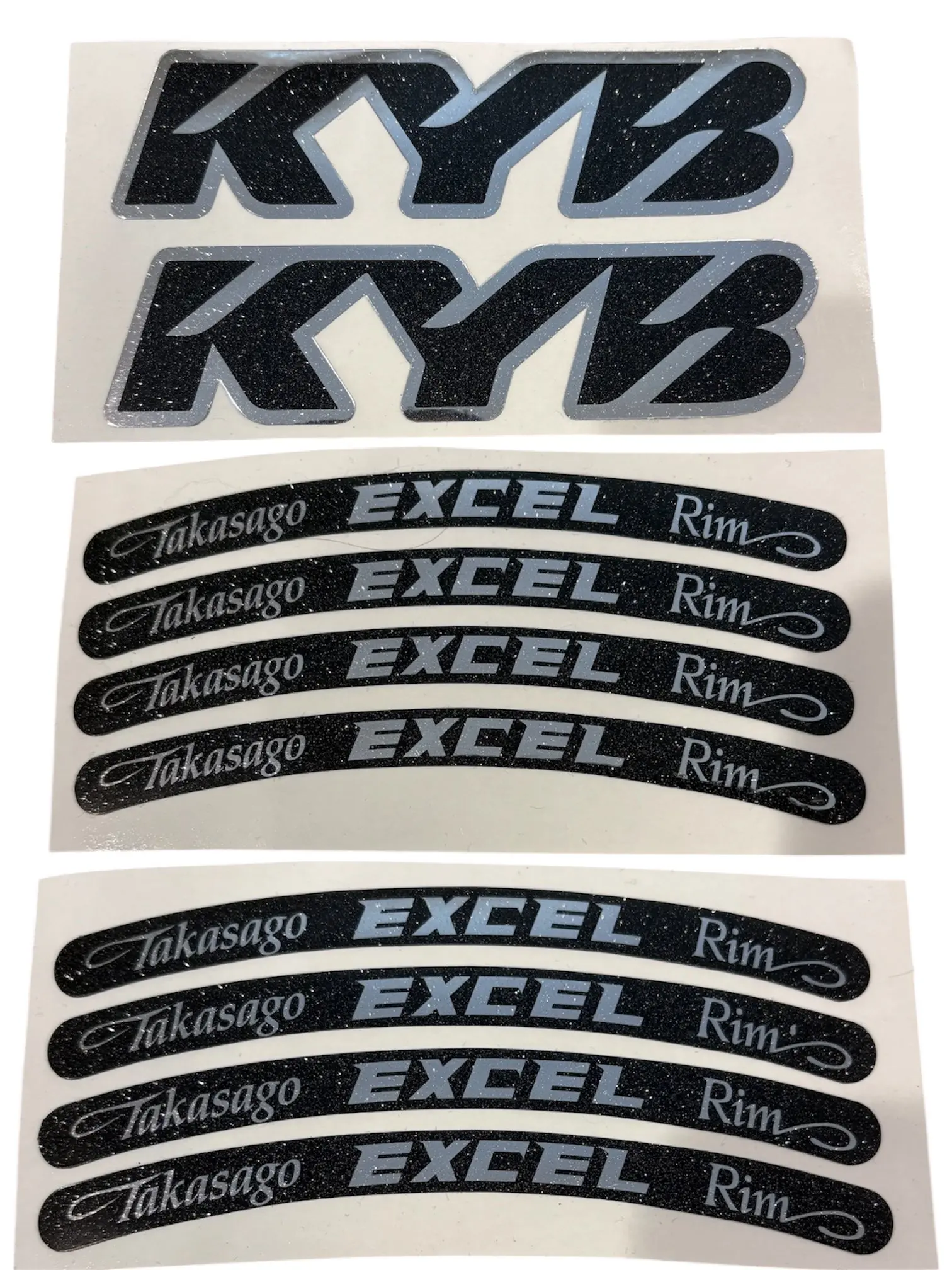 Surron MX Moto KYB Fork + Excel Rim Sticker Kit (10 Total Decals)