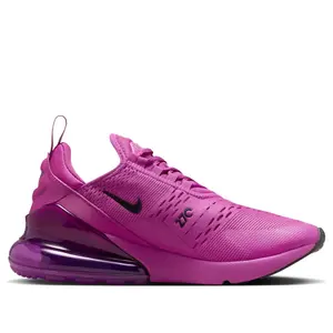 Nike Air Max 270 Hot Fuchsia Beyond Pink Black AH6789-501 Women's Fashion Sneaker New