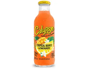 Calypso Lemonade, Tropical Mango, 16oz (Pack of 12)