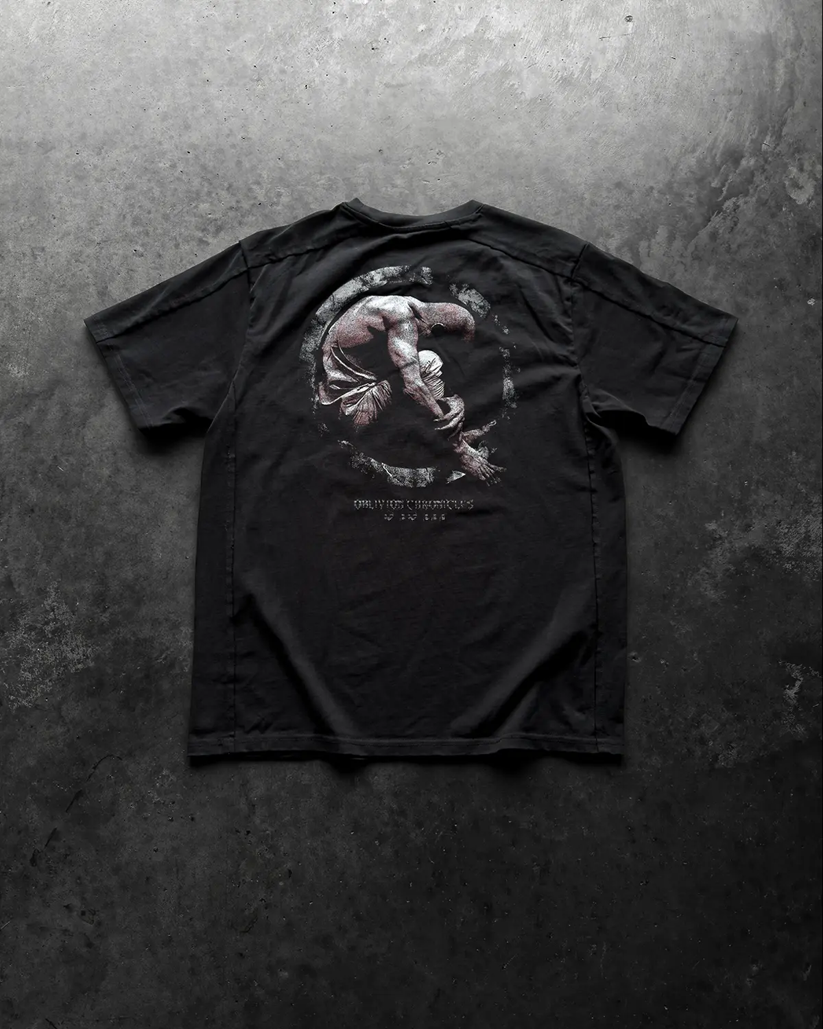ENTOMBED TEE - MENSWEAR VINTAGE STREETWEAR TOP BAGGY COTTON CREWNECK CASUAL TSHIRT MAN PRINT