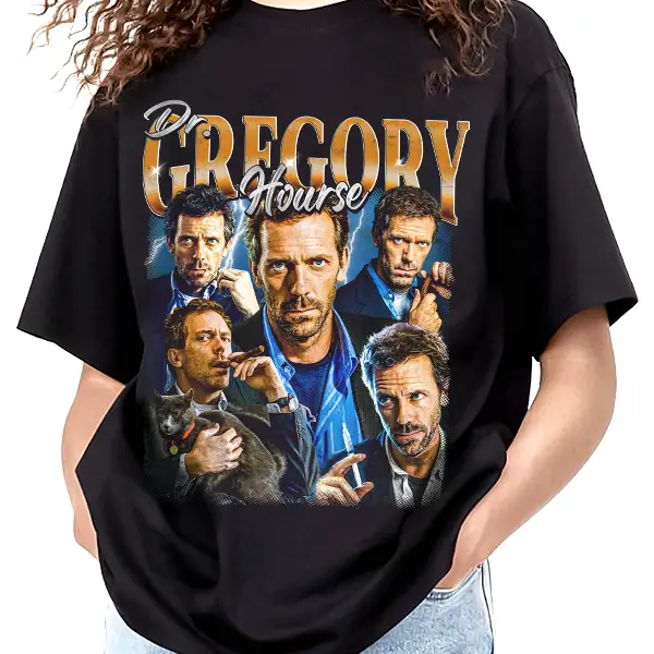 [S-5XL] Limited Dr. Gregory House Vintage T-Shirt, Gift For Women and Man Unisex T-Shirt  MT375