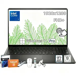 Dell 16 DC16250 Touchscreen Laptop | Intel Core 7 Processor 150U(up To 5.4 GHz) | 16" FHD+ 300 Nits Display | 32 GB DDR5, 2 TB SSD | Backlit Keyboard | Fingerprint Reader | Copilot AI | Windows 11 Pro