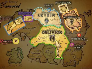 [Sale up to 45%] Oblivion IV remastered map  poster  poster Game Print Poster,  Wall Art Wall Prints  Home Decor [No Frame] N Decoration Photo