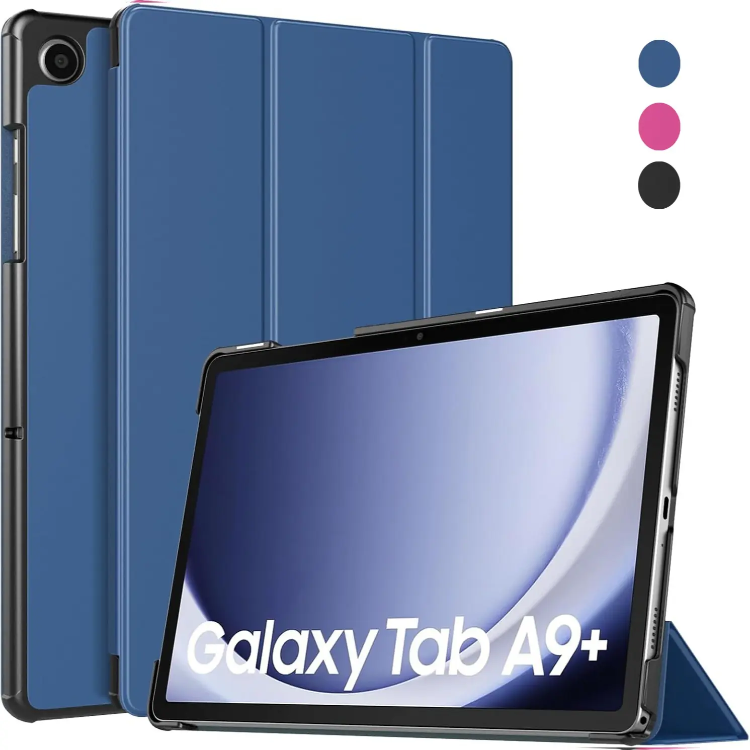 Stand Hard Back Shell Magnetic Protective Cover for Galaxy Tab A9+ Tablet SM-X210/X216/X218, Auto Wake/Sleep Accessories, Tablet Covers, Tablet Casing
