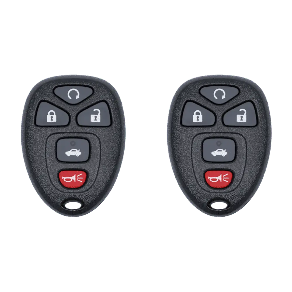 KEYS4LESS Car Key Fob Keyless Entry Remote for 2006 2016 Chevrolet Impala Fcc OUC60270 OUC60221 Part Number 10337867 15912860 20935331 22952176...