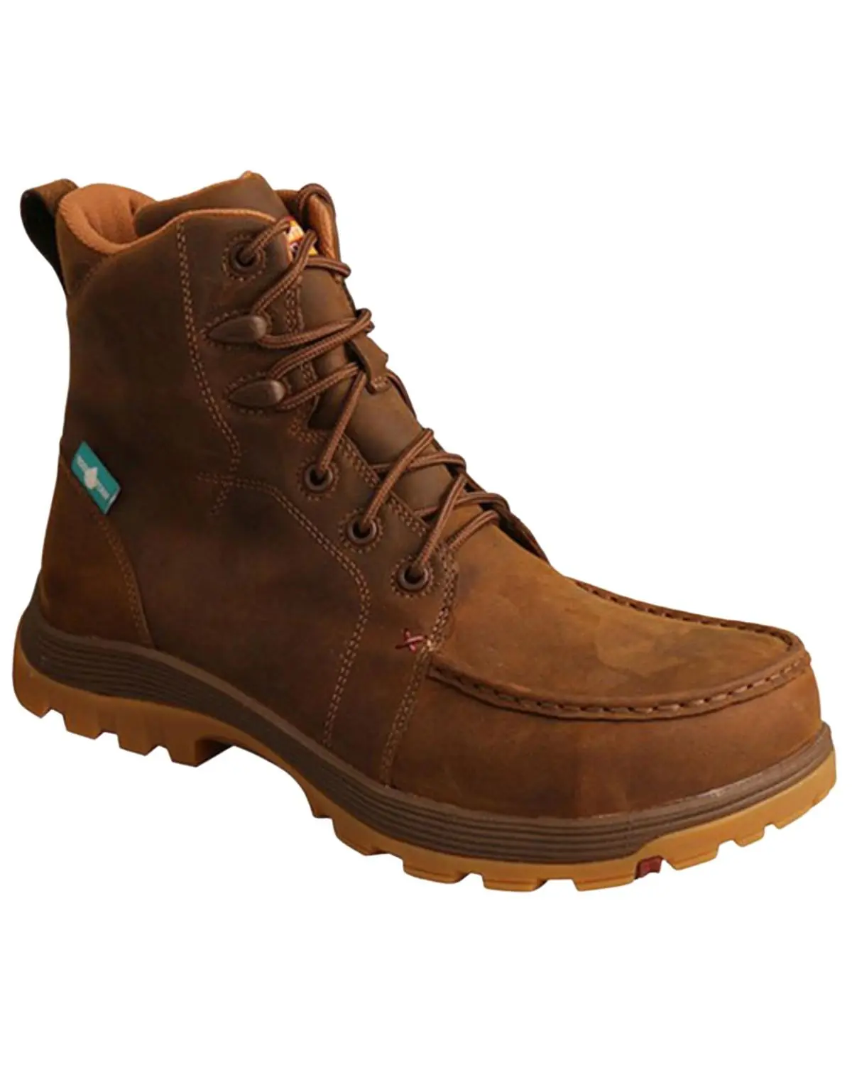 Twisted X Men's Oblique Lace-Up Work Boot Nano Composite Toe - Mfswnw1